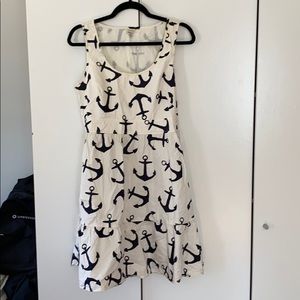 Adorable nautical Jcrew dress, size 8.